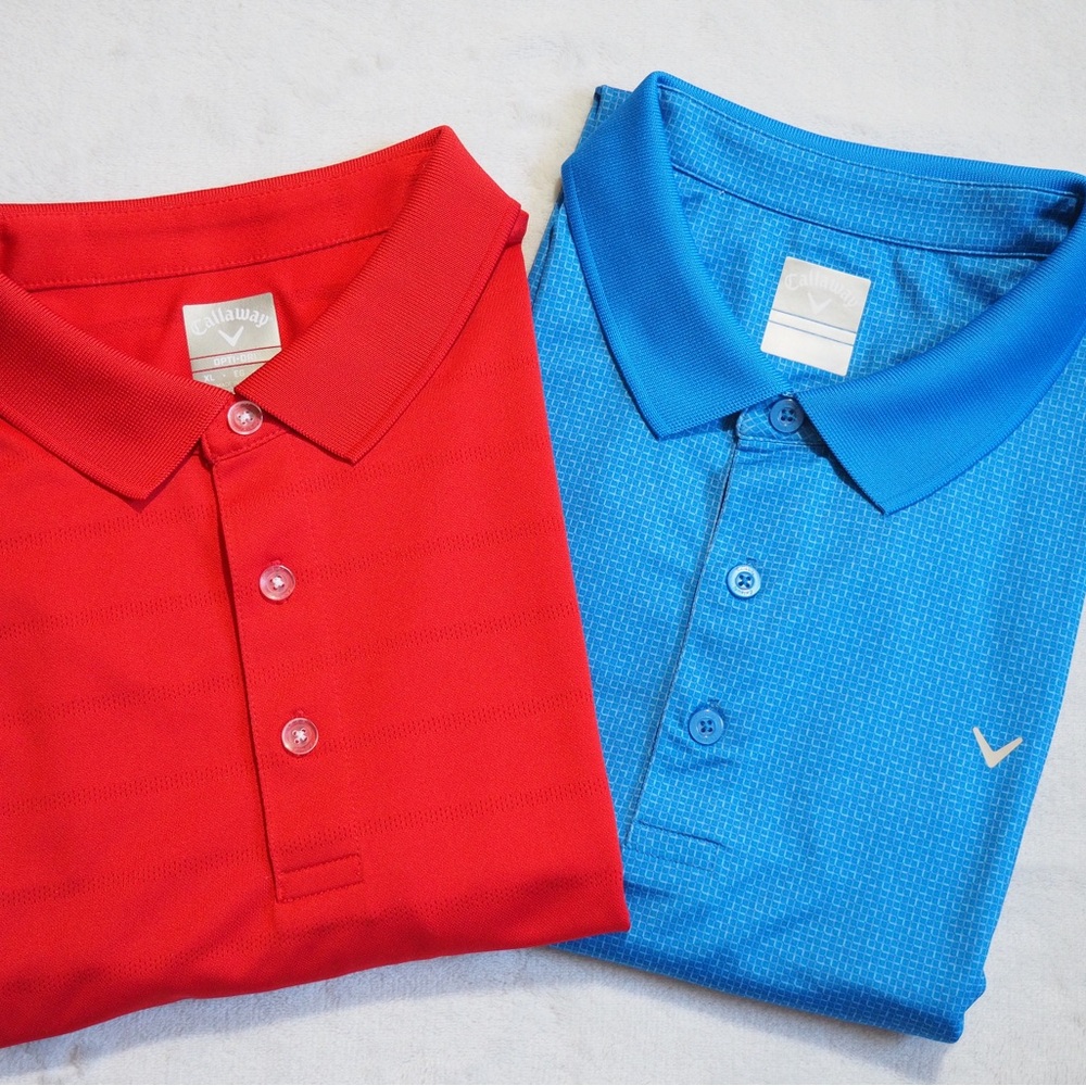Callaway Opti-Dri Golf Polo Mens XL Short Sleeve
